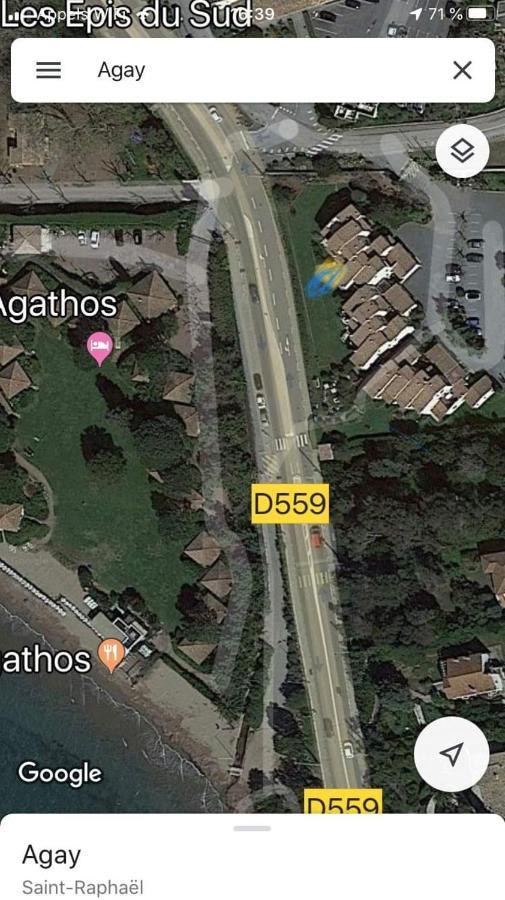 Agay Le Pti Bonheur 60M2 Rez De Jardin, En Bord De Mer Saint-Raphaël Eksteriør bilde